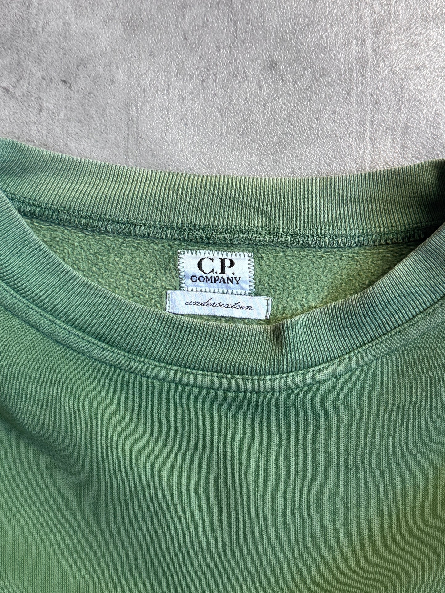 A/W 1994 C.P. Company Green Embroidered Heavyweight Sweater
