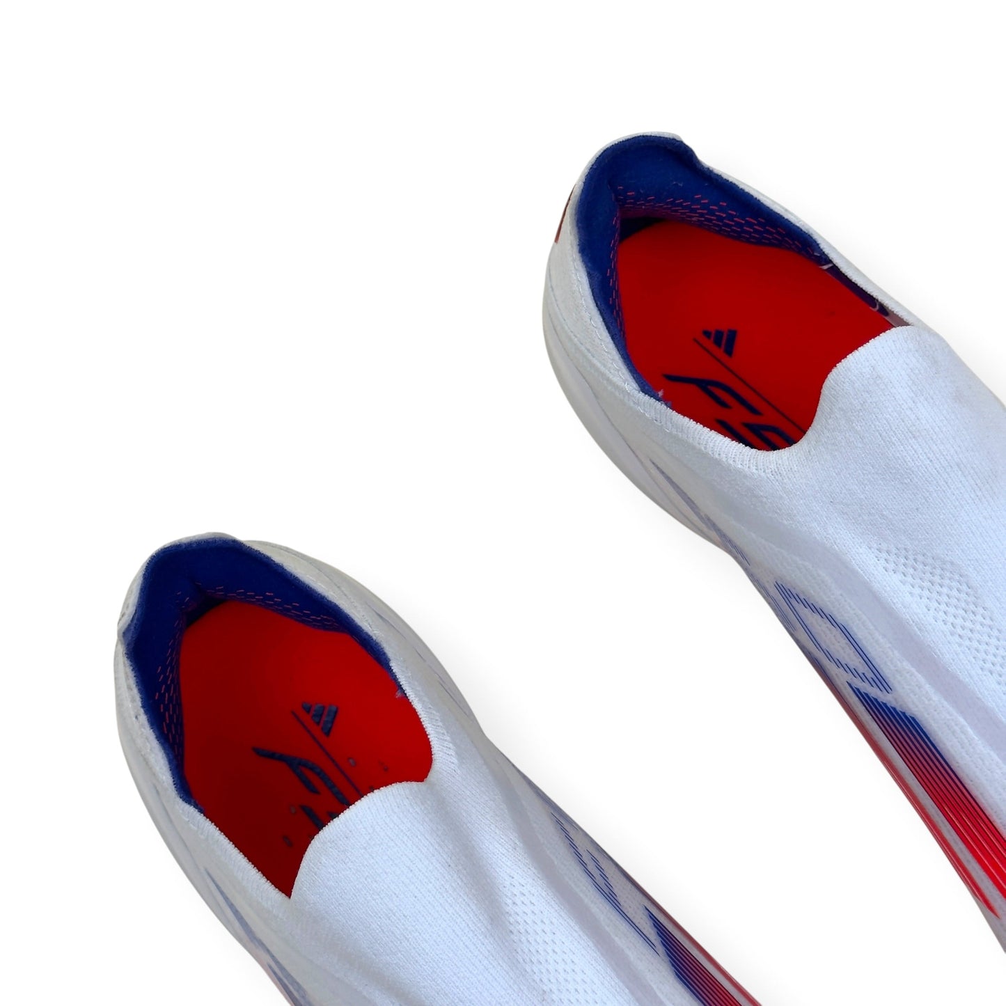 ADIDAS F50 ELITE LL FG FOOTBALL BOOTS WHITE / RED / BLUE UK10.5 | UK 10.5, Multicoloured