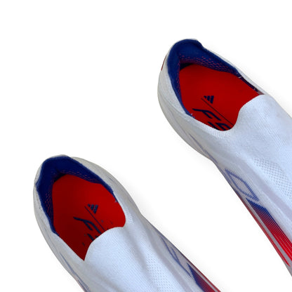ADIDAS F50 ELITE LL FG FOOTBALL BOOTS WHITE / RED / BLUE UK10.5 | UK 10.5, Multicoloured