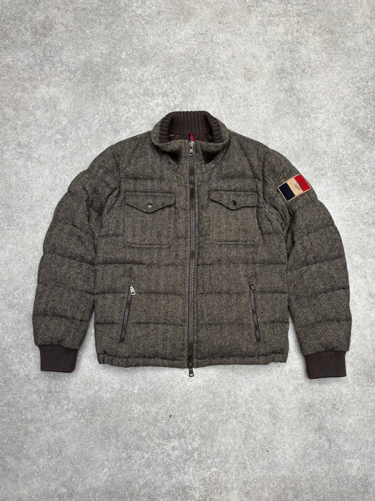 Moncler Harringbone Quilted Puffer Down Jacket