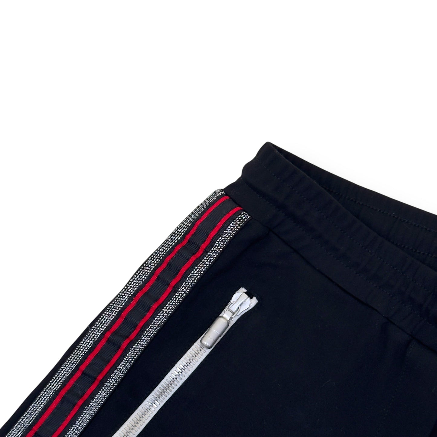 RHUDE TRAXEDO STRETCH-JERSEY SHORTS BLACK XS | XS, Black