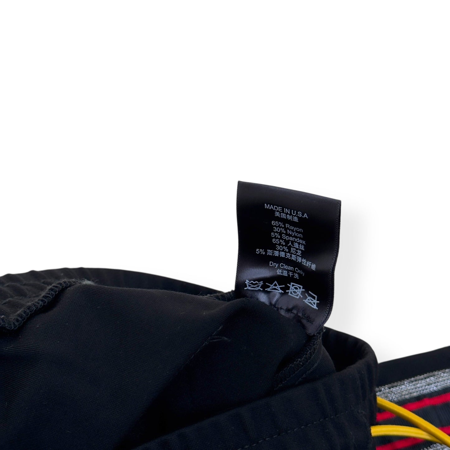RHUDE TRAXEDO STRETCH-JERSEY SHORTS BLACK XS | XS, Black