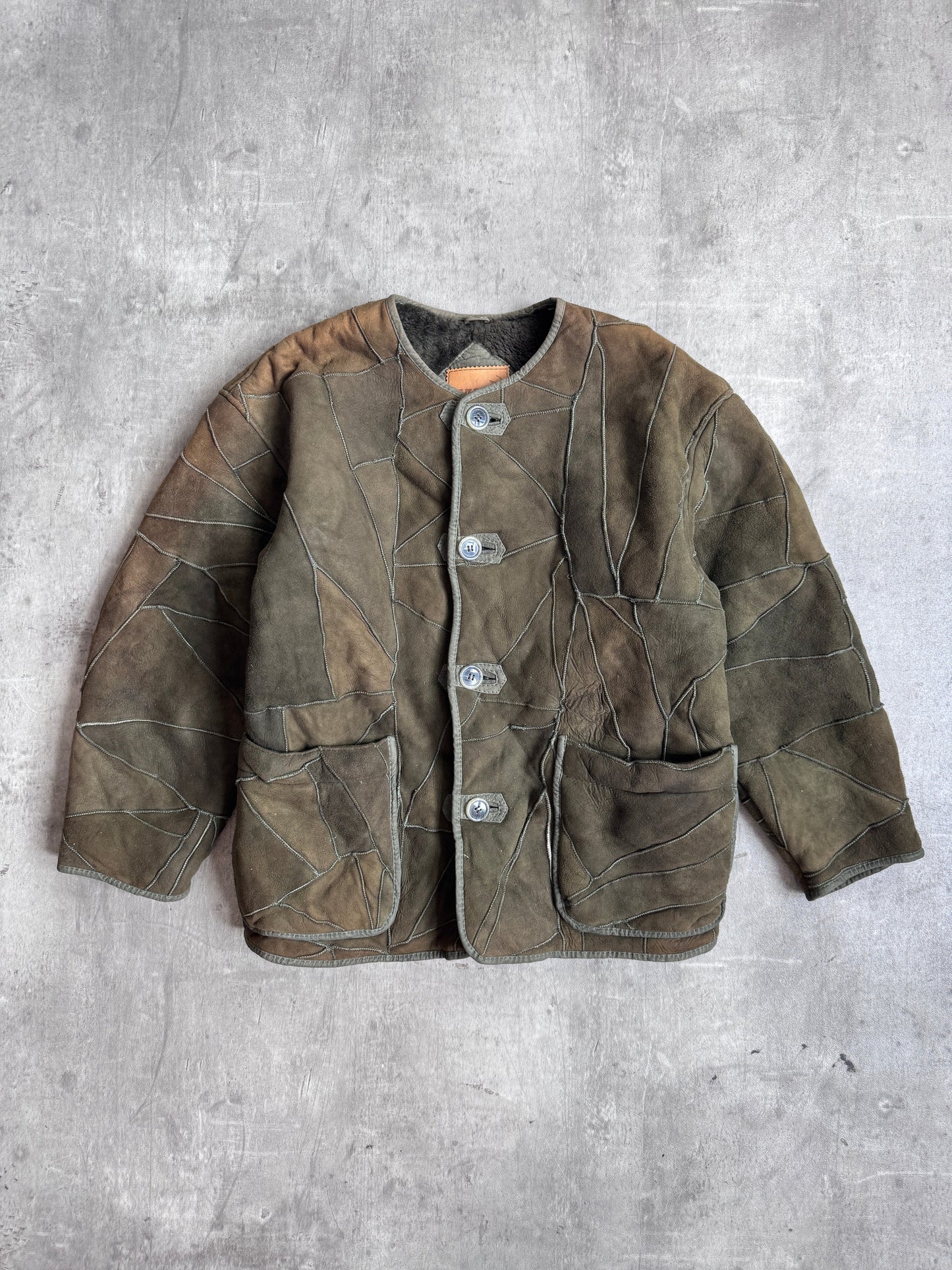 1990's Issey Miyake Hai Sporting Gear Sheepskin Military Liner Jacket