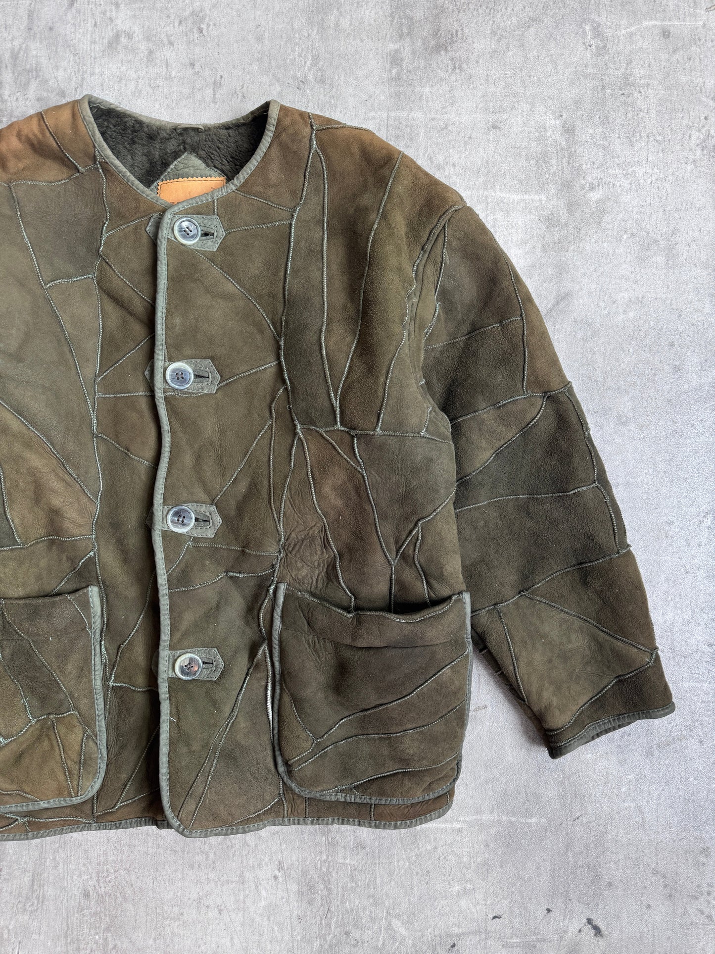 1990's Issey Miyake Hai Sporting Gear Sheepskin Military Liner Jacket