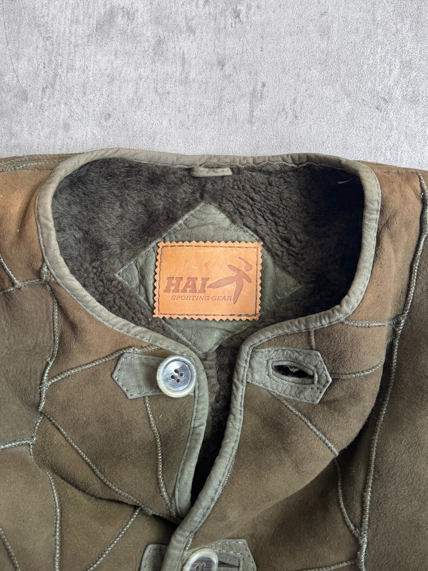1990's Issey Miyake Hai Sporting Gear Sheepskin Military Liner Jacket