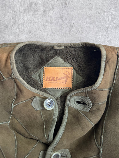 1990's Issey Miyake Hai Sporting Gear Sheepskin Military Liner Jacket