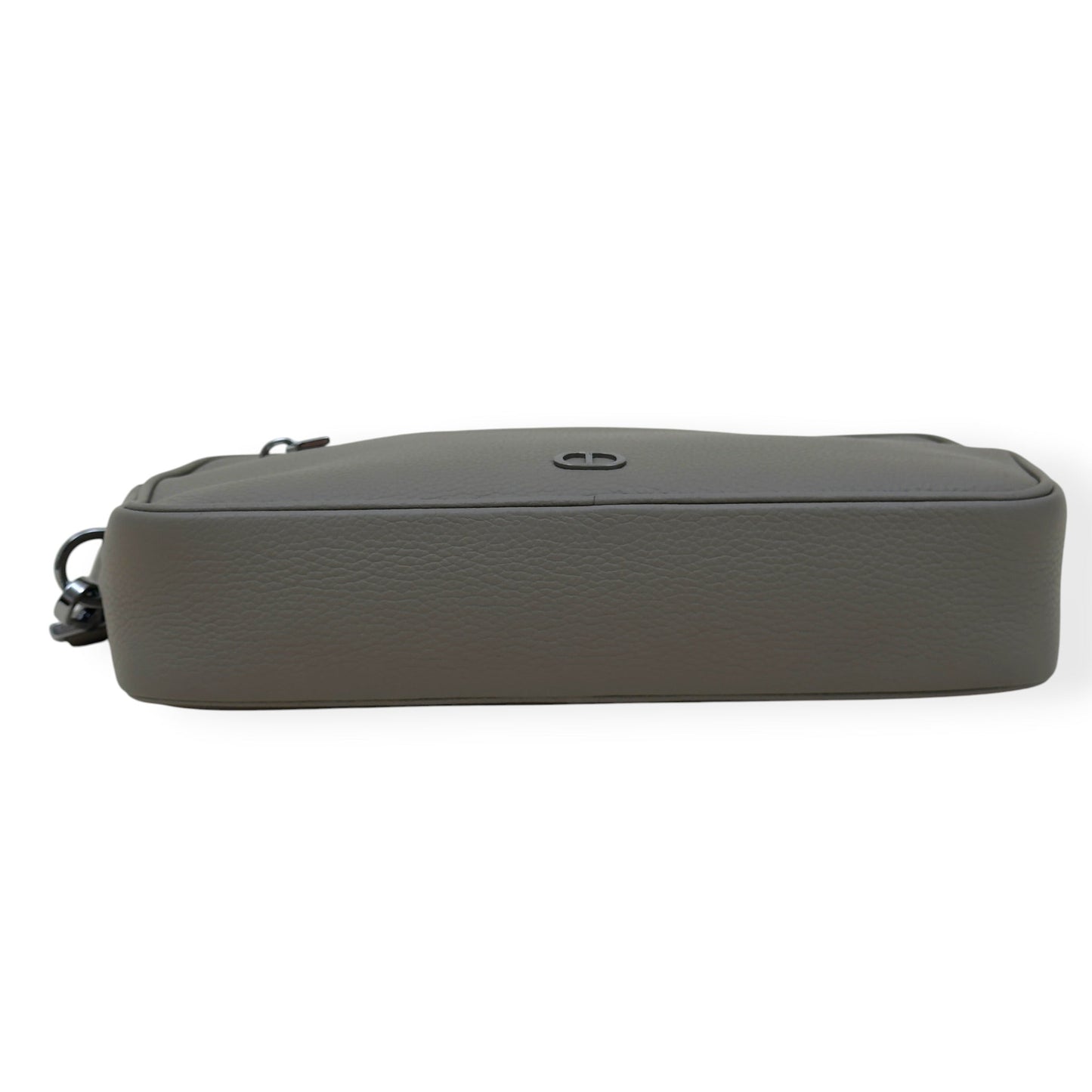 DIOR CD ICON GRAINED LEATHER ZIPPED POUCH TAUPE S | O/S, Taupe