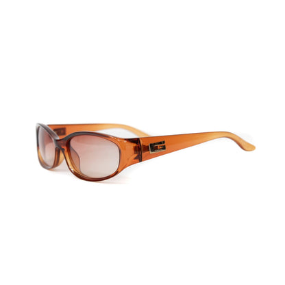 Gucci Transparent Rounded Orange Sunglasses