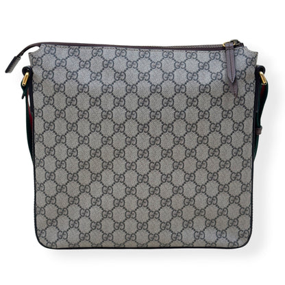 GUCCI COURRIER GG SUPREME PATCHES MESSENGER BAG BEIGE / MULTICOLOURED M | O/S, Beige