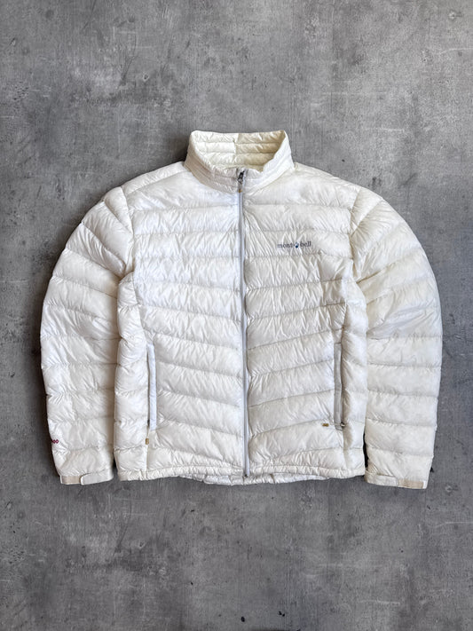 Montbell Cream Lightweight Down Puffer Jacket