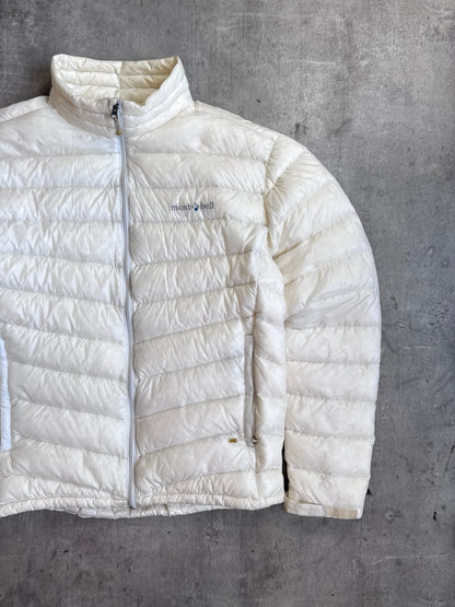 Montbell Cream Lightweight Down Puffer Jacket