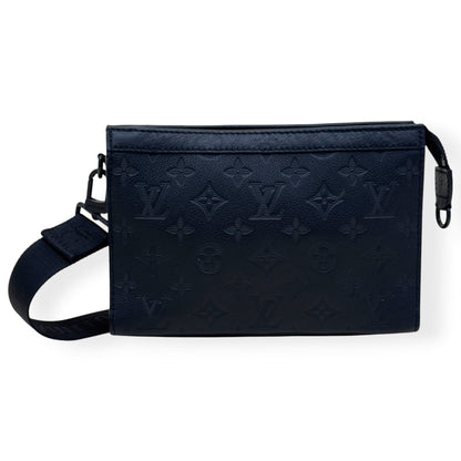 LOUIS VUITTON GASTON SHADOW MONOGRAM WEARABLE BAG BLACK S | O/S, Black