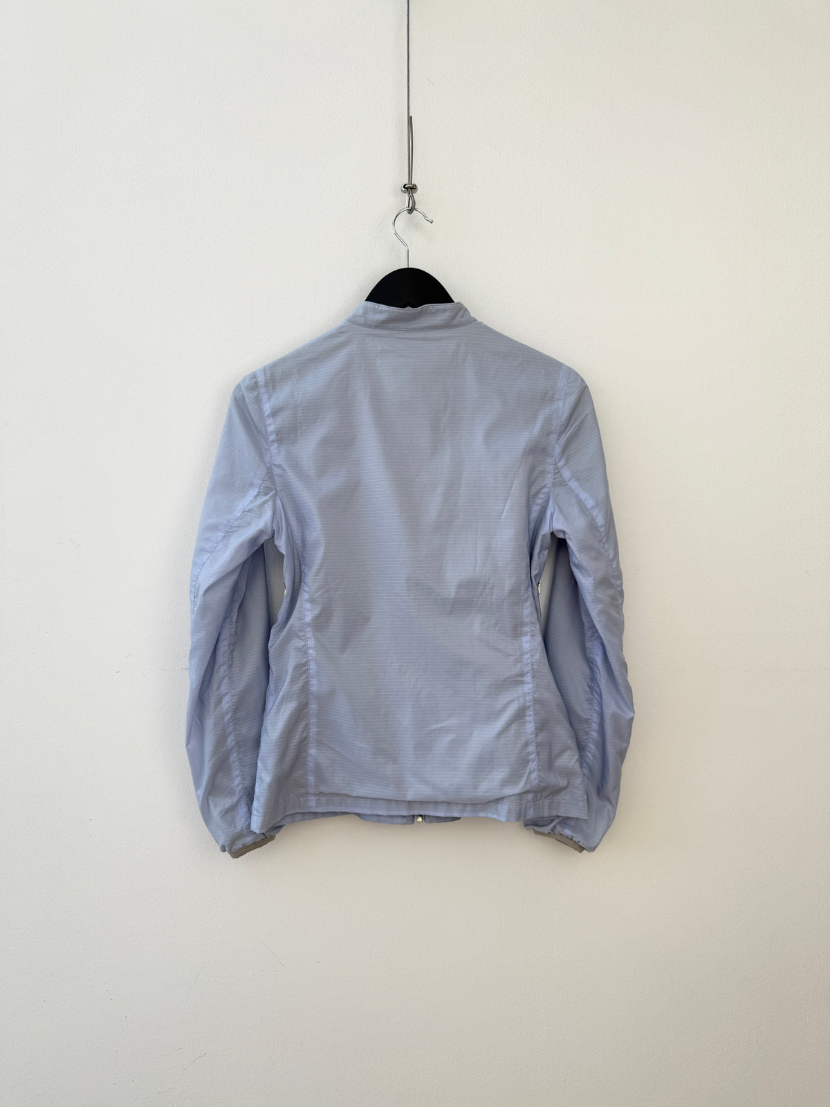 Prada Sport Baby Blue 00s Ripstop Biker Jacket | Small, Blue