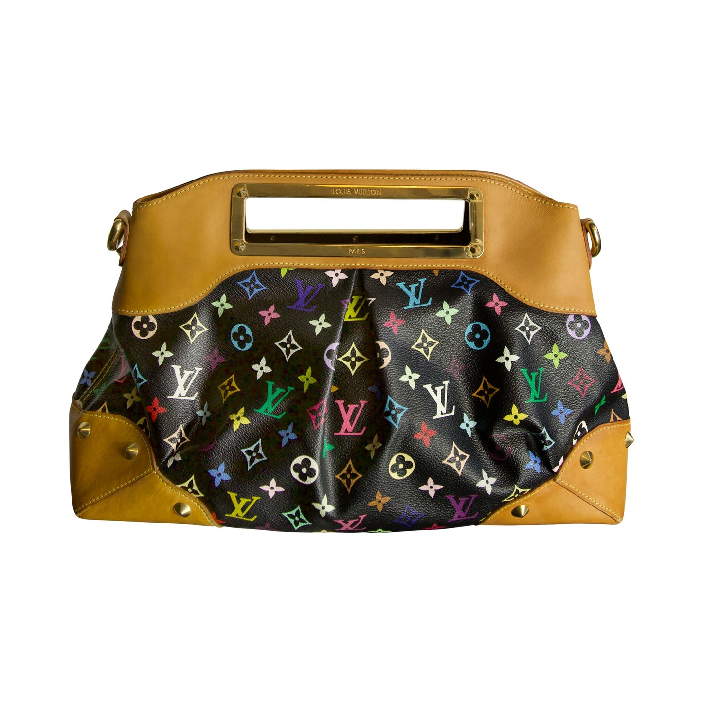 Louis Vuitton x Takashi Murakami 2009 Multicolour Monogram Judy MM Shoulder Bag