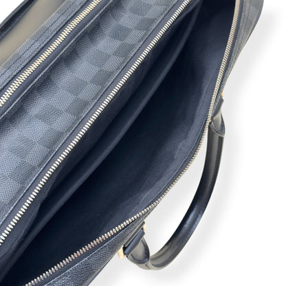 LOUIS VUITTON PORTE-DOCUMENTS VOYAGE BRIEFCASE DAMIER GRAPHITE L | O/S, Damier Graphite