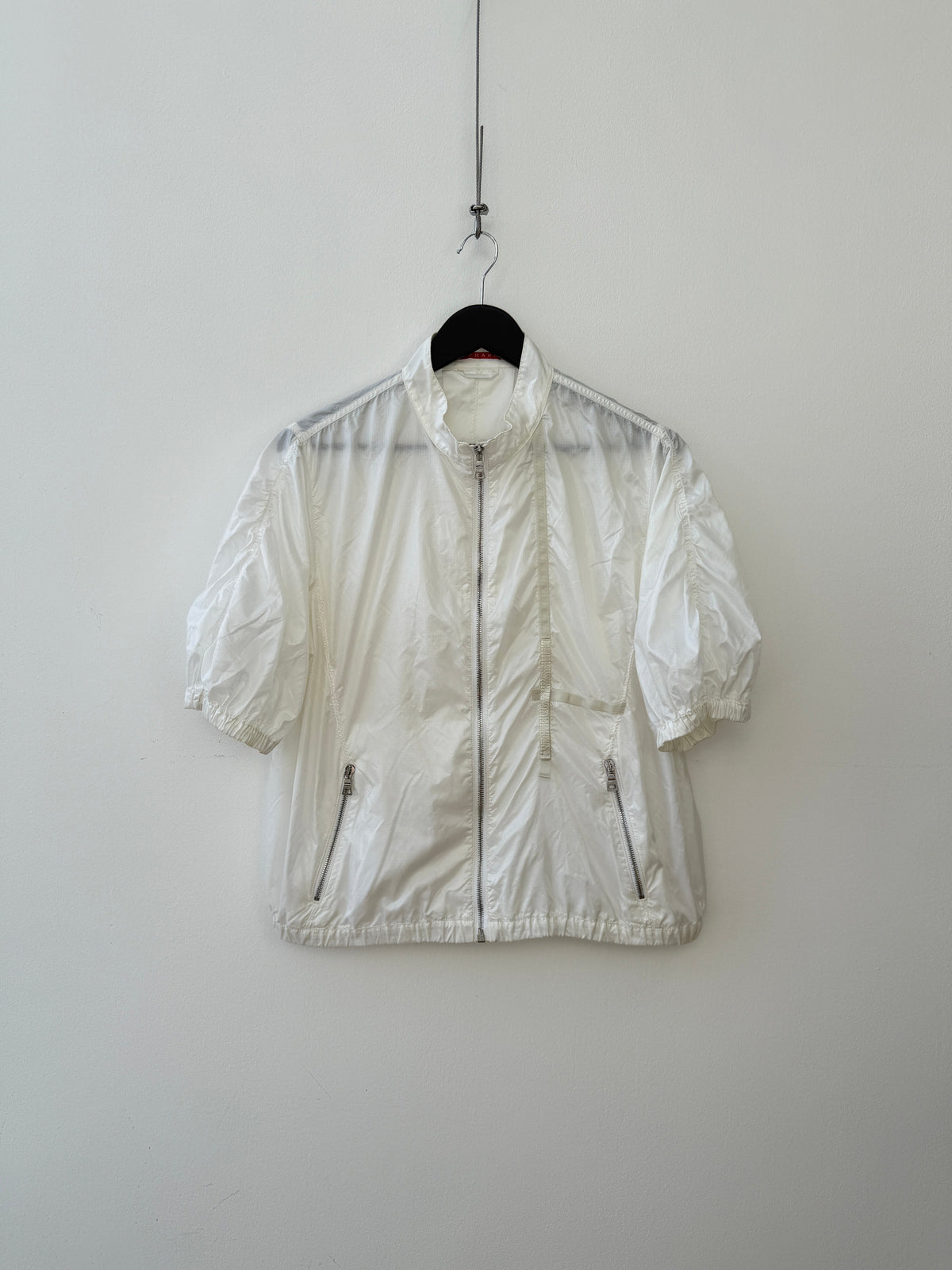 Prada Sport SS2006 Shortsleeved Ripstop Jacket | O/S, White