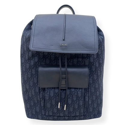 DIOR HIT THE ROAD OBLIQUE JACQUARD BACKPACK BLACK O/S | O/S, Black