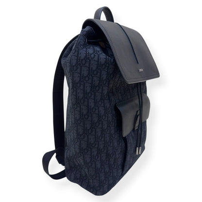 DIOR HIT THE ROAD OBLIQUE JACQUARD BACKPACK BLACK O/S | O/S, Black