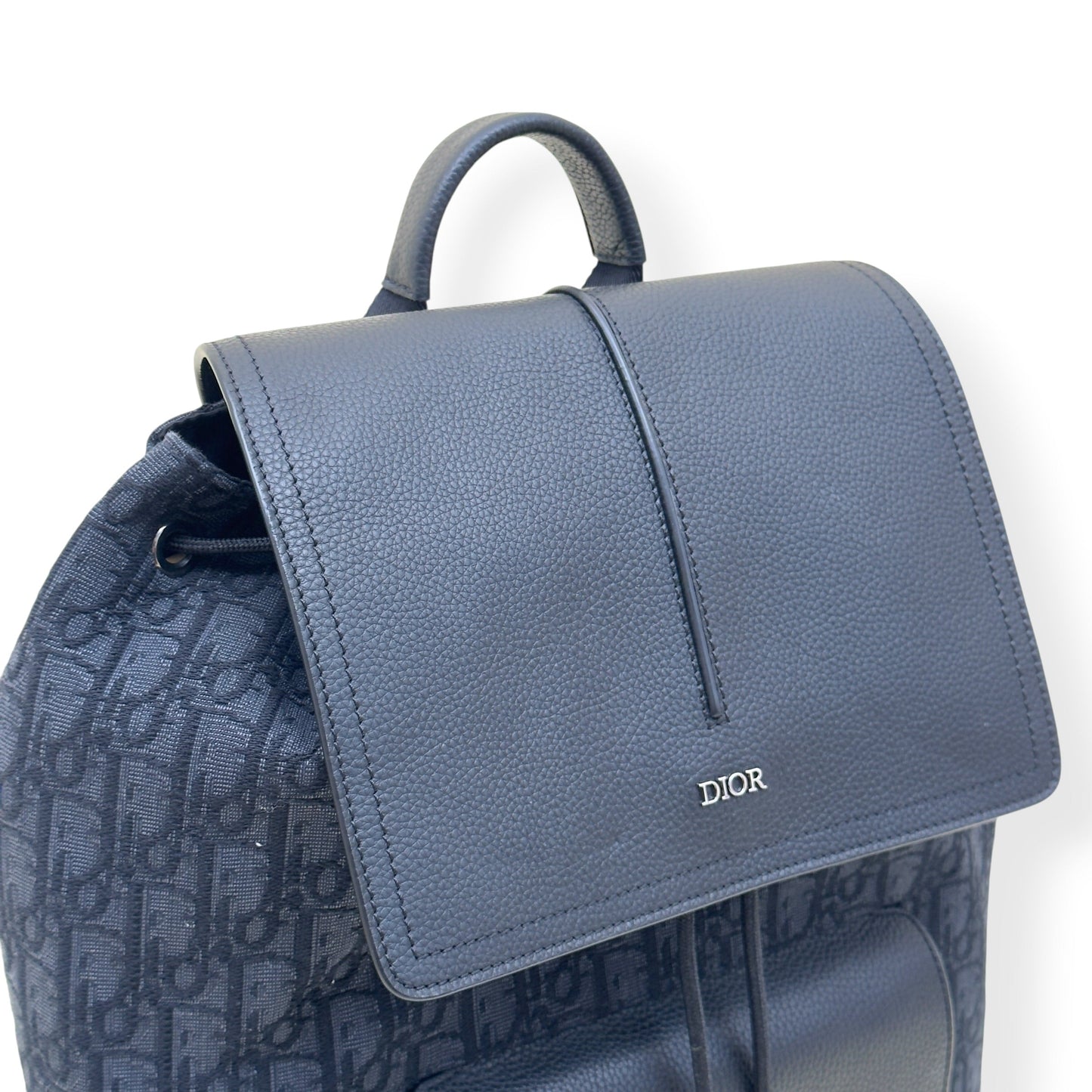 DIOR HIT THE ROAD OBLIQUE JACQUARD BACKPACK BLACK O/S | O/S, Black