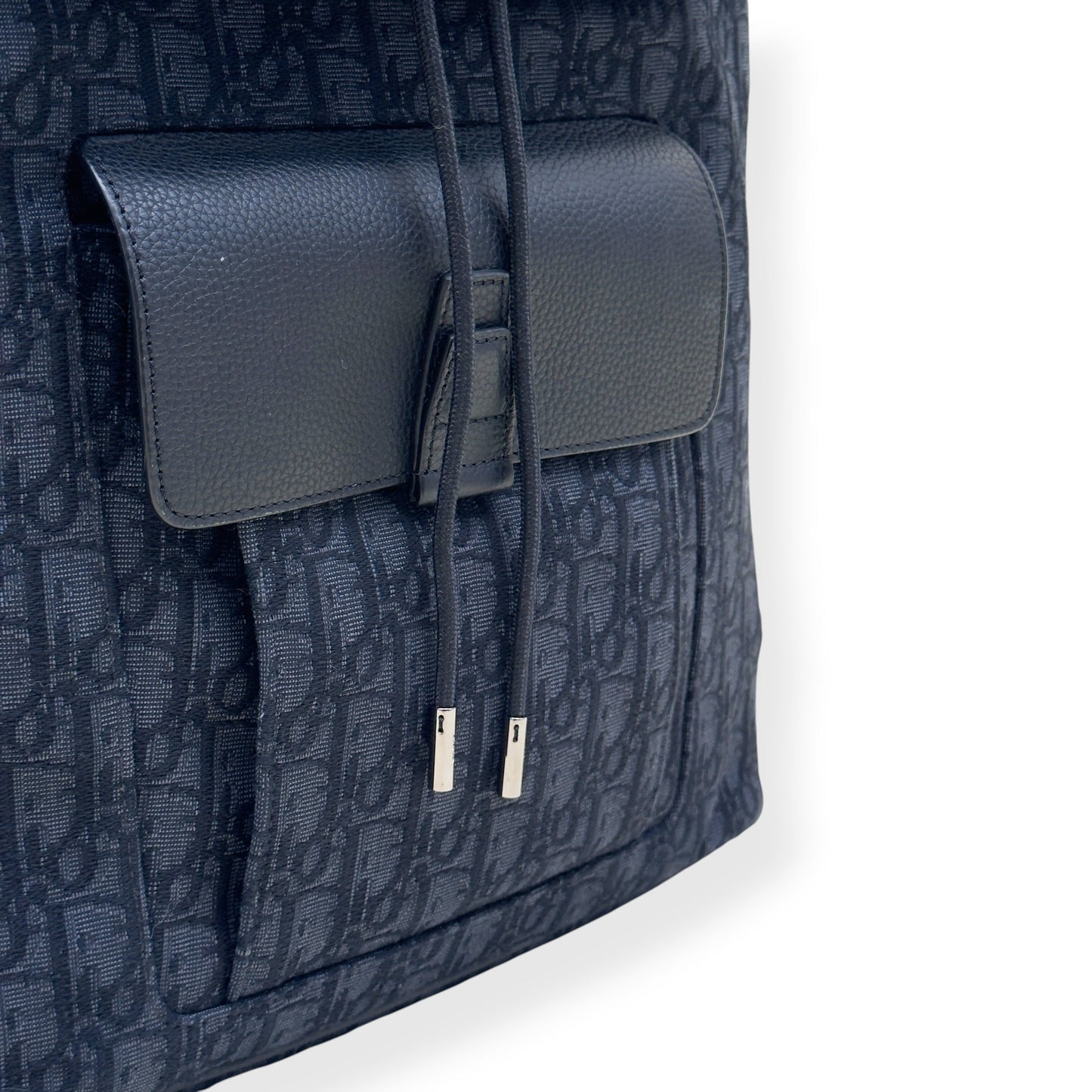 DIOR HIT THE ROAD OBLIQUE JACQUARD BACKPACK BLACK O/S | O/S, Black