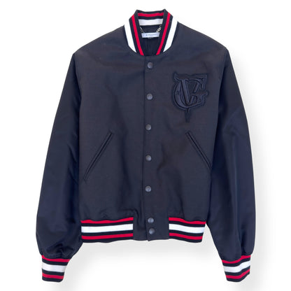 GIVENCHY EMBROIDERED LOGO JACKET BLACK / RED 54 / XL | XL, Black