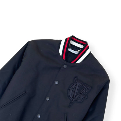 GIVENCHY EMBROIDERED LOGO JACKET BLACK / RED 54 / XL | XL, Black