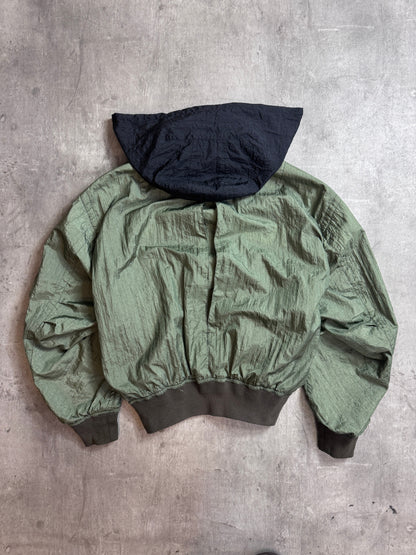 Jun Men Japanese Reversible Crinkle M-A2 Bomber Jacket