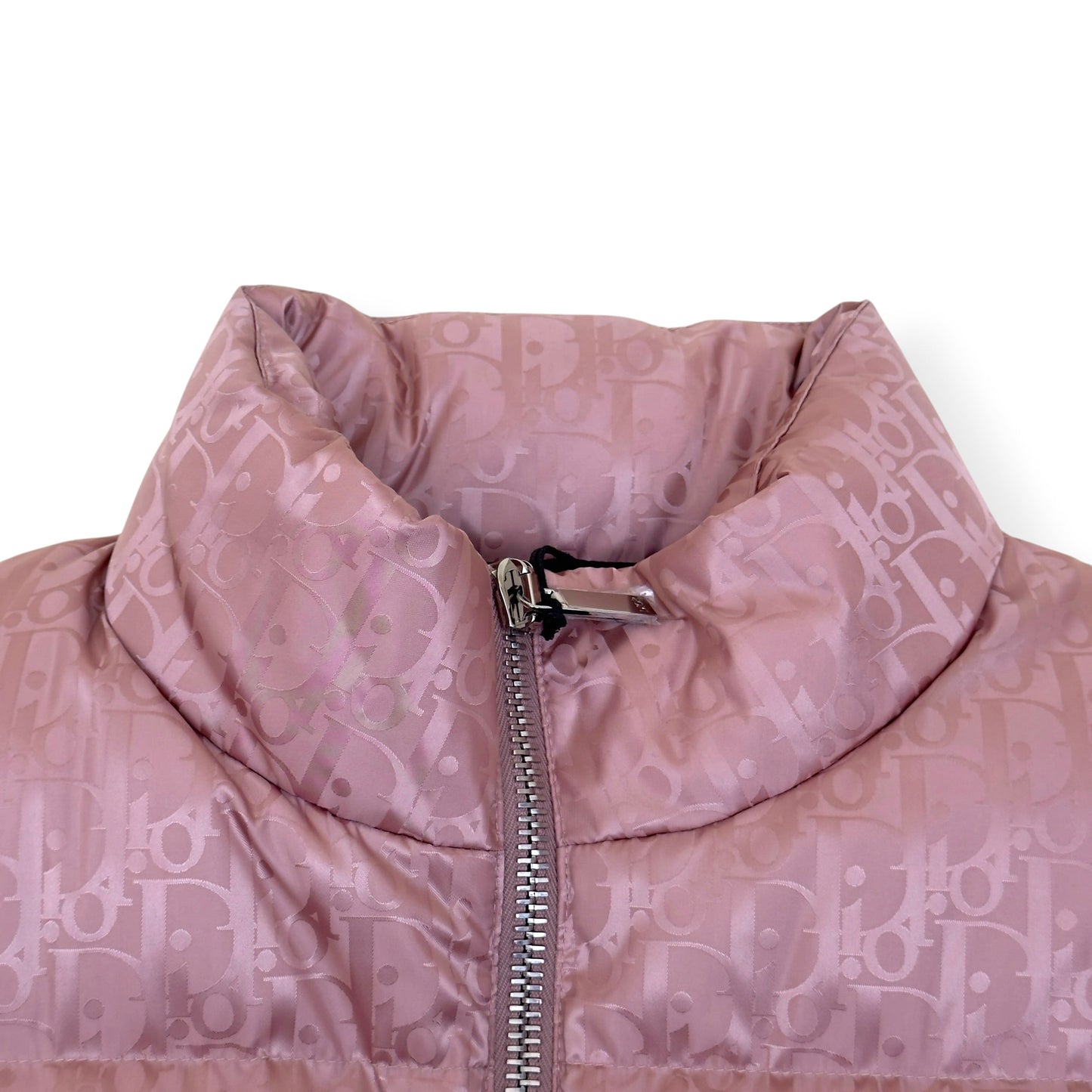 DIOR OBLIQUE JACQUARD DOWN GILET PINK 50 / L | Large, Pink