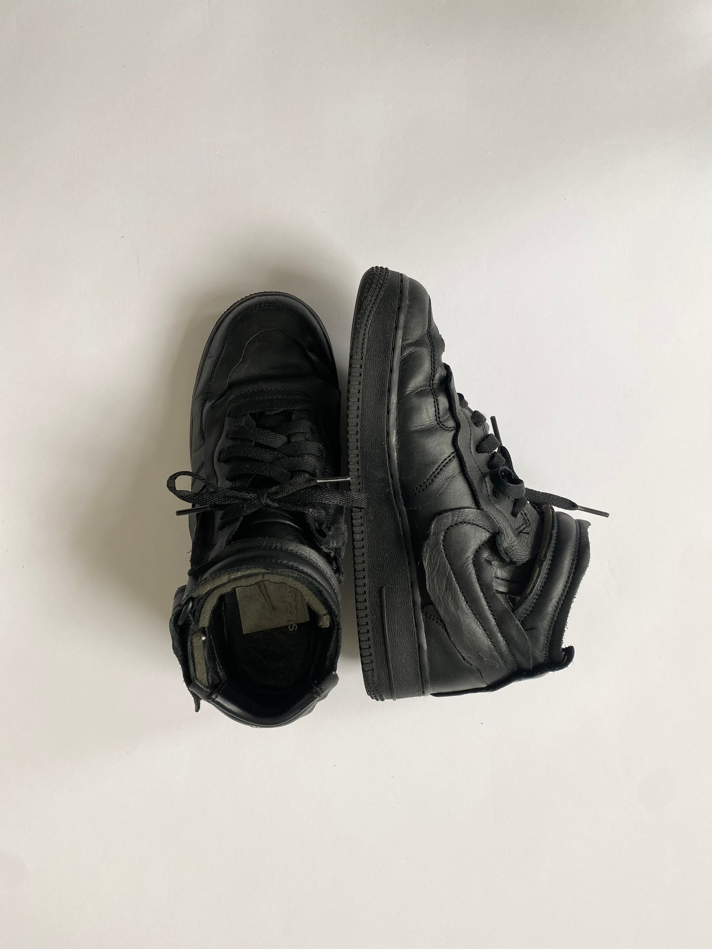 Comme des Garçons x Nike Air Force 1 Mid 'Triple Black' UK 5