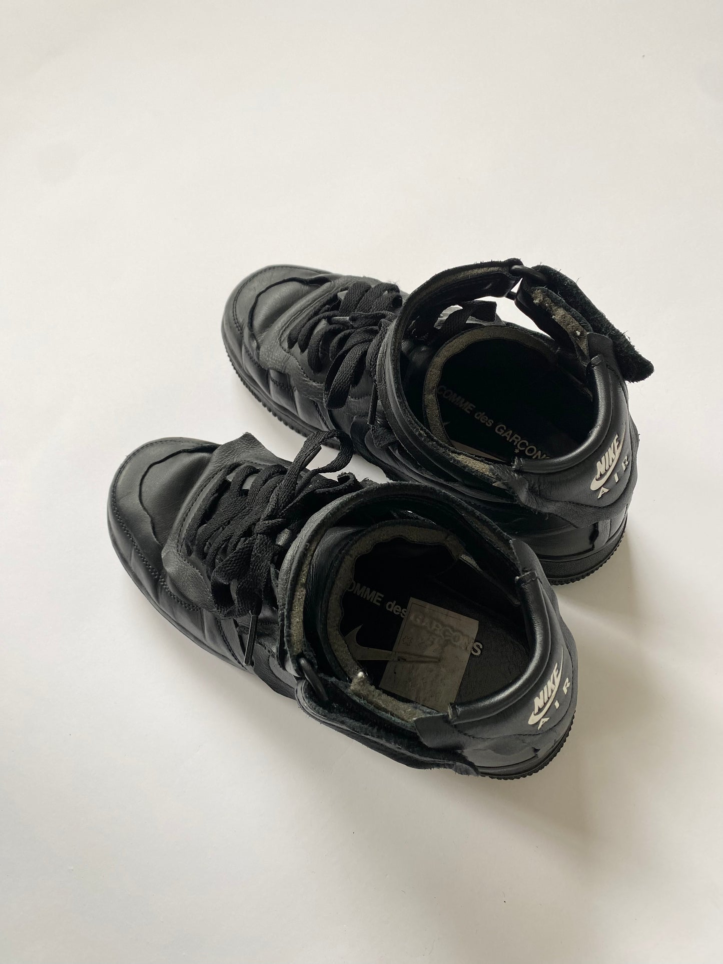 Comme des Garçons x Nike Air Force 1 Mid 'Triple Black' UK 5