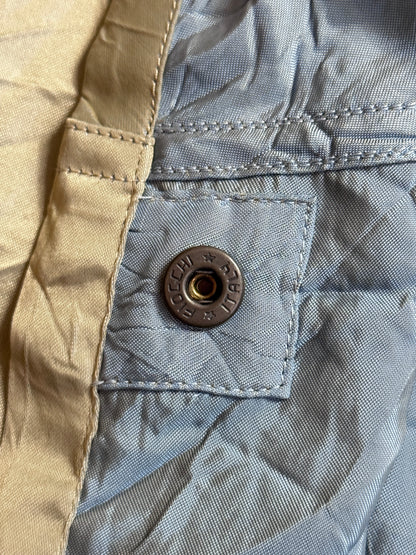 1990's Emporio Armani Crinkle Nylon Shawl Collar Jacket