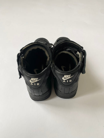 Comme des Garçons x Nike Air Force 1 Mid 'Triple Black' UK 5