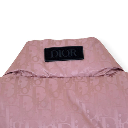 DIOR OBLIQUE JACQUARD DOWN GILET PINK 50 / L | Large, Pink