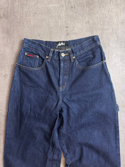 Fubu Collection Inidgo Denim Wide Fit Carpenter Jeans