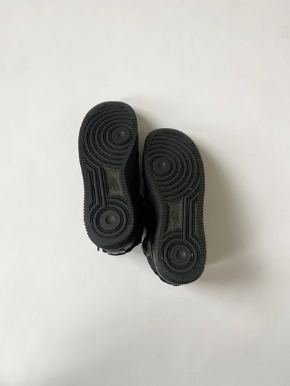 Comme des Garçons x Nike Air Force 1 Mid 'Triple Black' UK 5