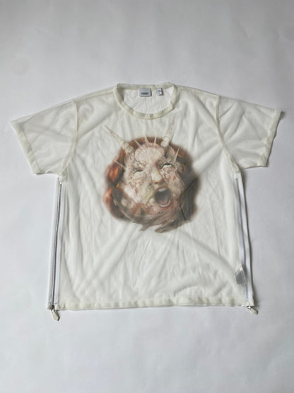 Burberry Sea Maiden Print Sheer Jersey L