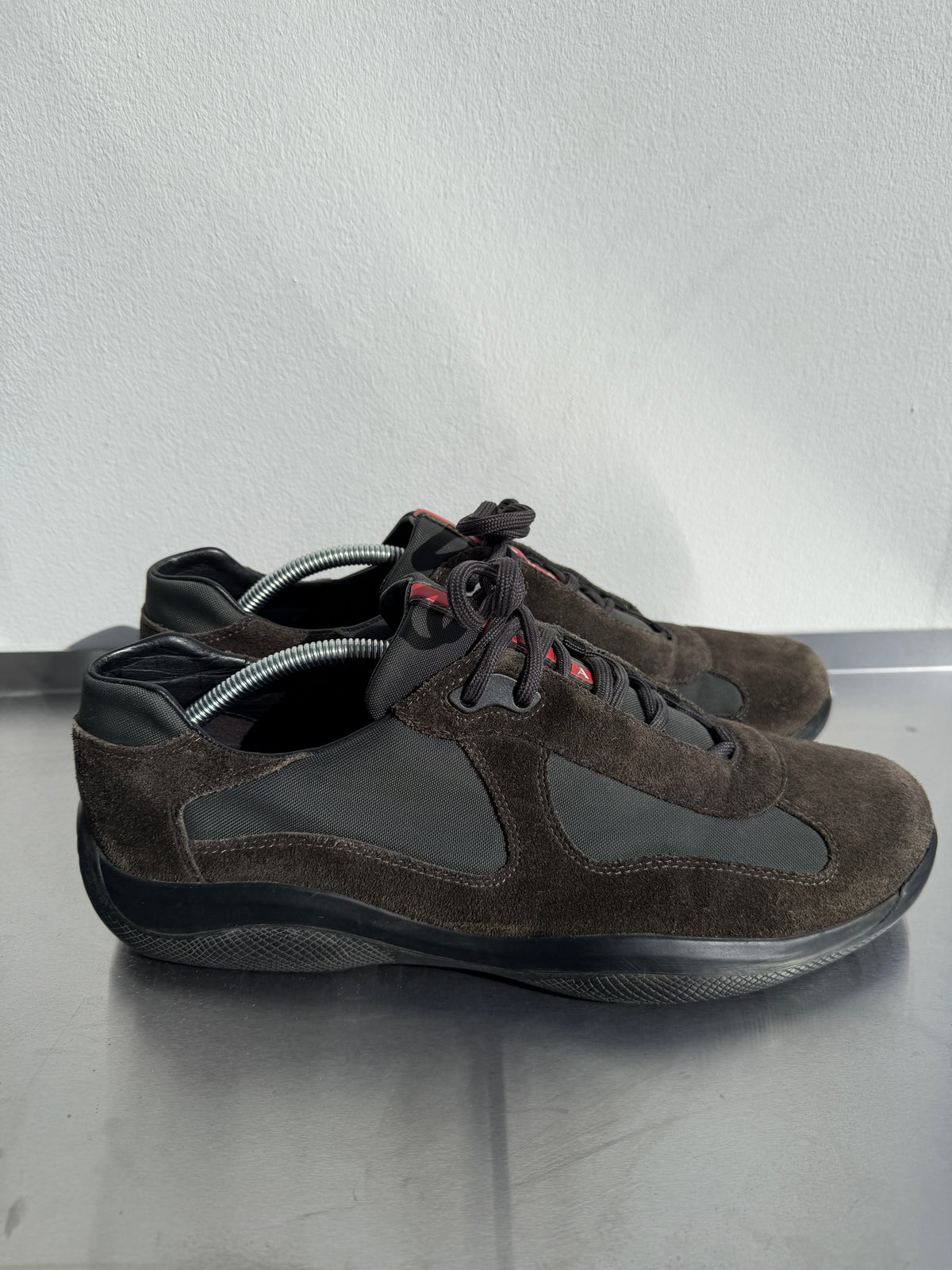 Prada Sport Suede America Cups | O/S, Black