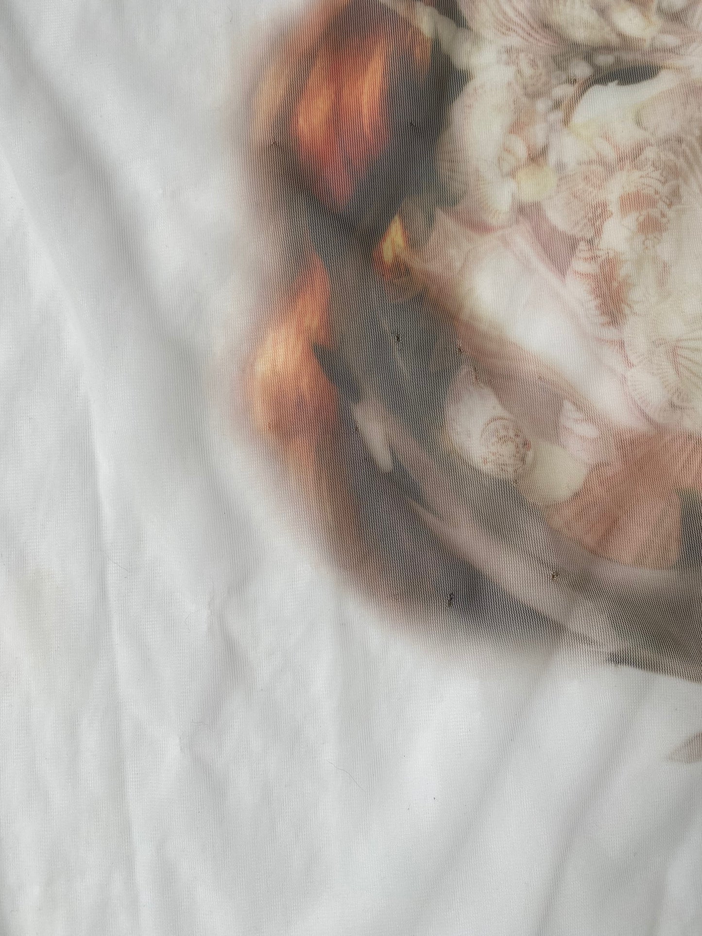 Burberry Sea Maiden Print Sheer Jersey L