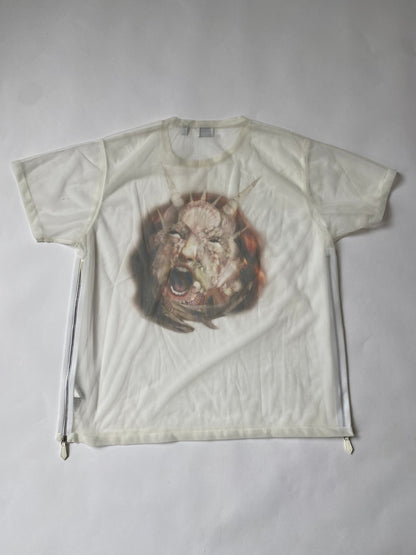 Burberry Sea Maiden Print Sheer Jersey L