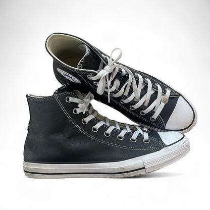 Chrome Hearts Leather Converse | EU 46.5 / UK 11.5 / US 12.5, Silver