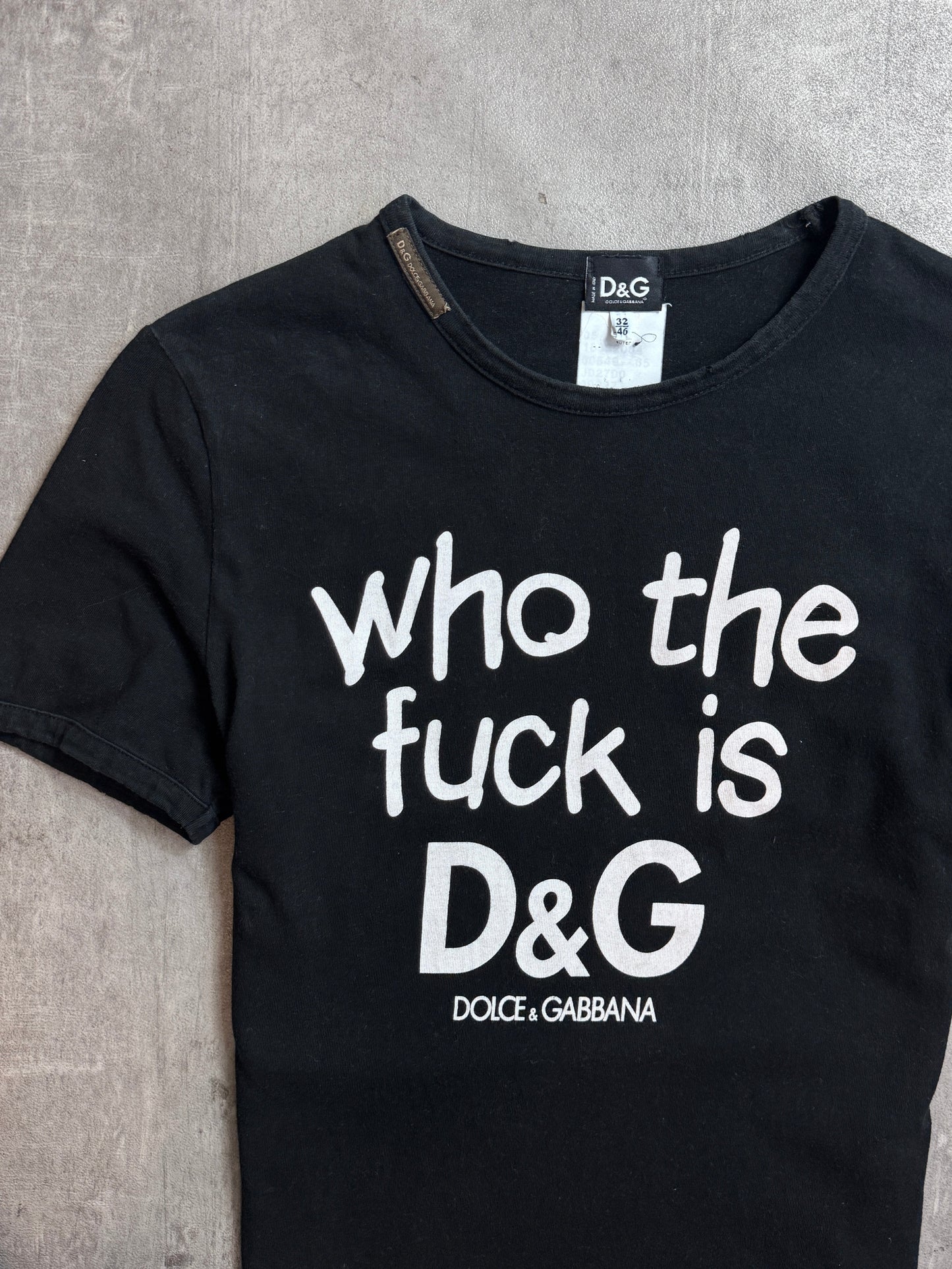 D&G "Who The F*CK Is D&G" Graphic Tee