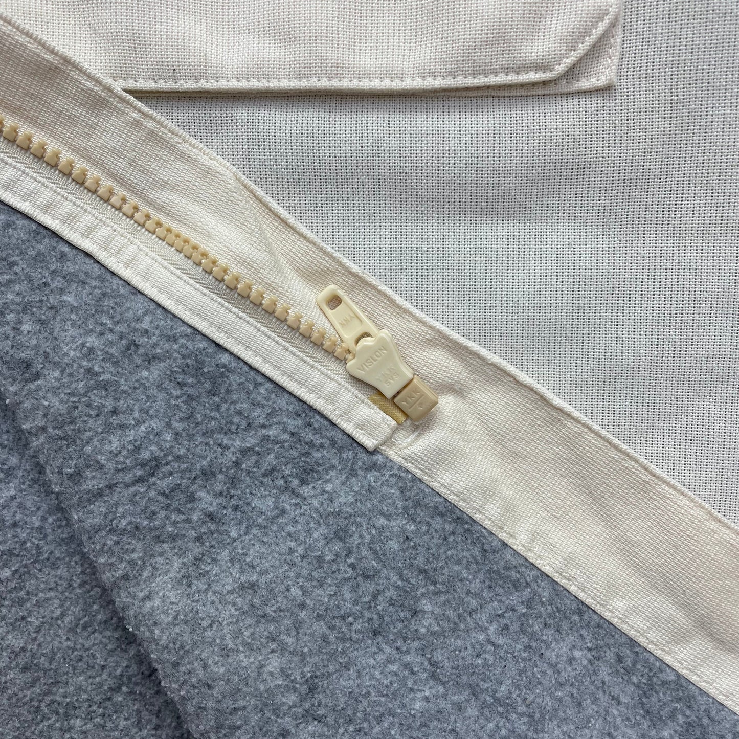 Stone Island Cream Canvas Lined Jacket AW03 | XX-Large, Multicoloured