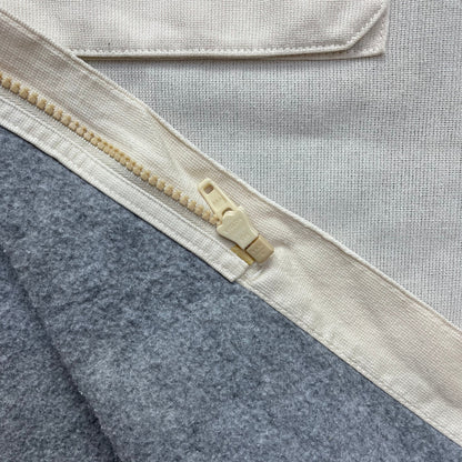 Stone Island Cream Canvas Lined Jacket AW03 | XX-Large, Multicoloured