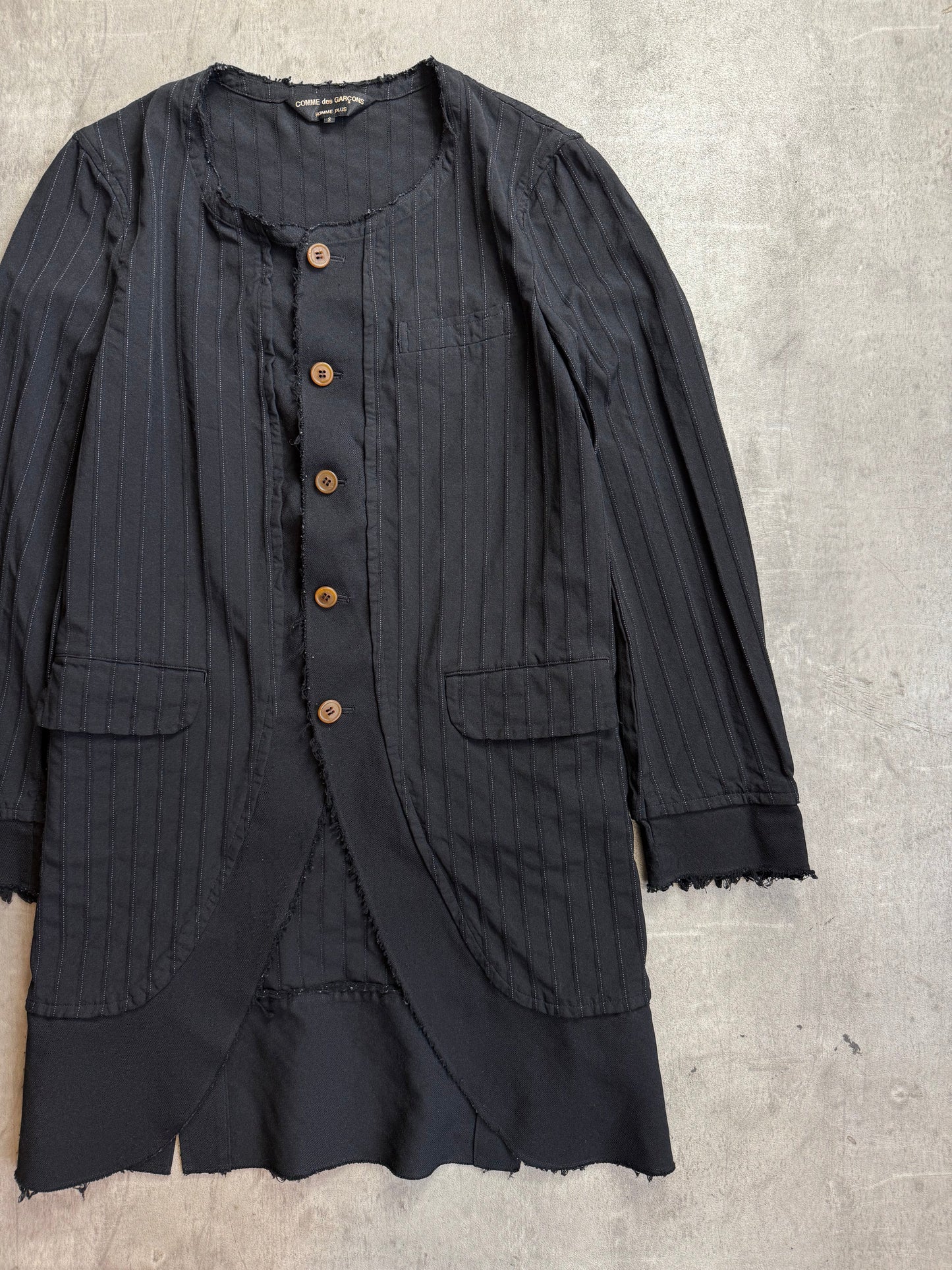 2016 Comme Des Garcons Lightweight Black Dinner Jacket