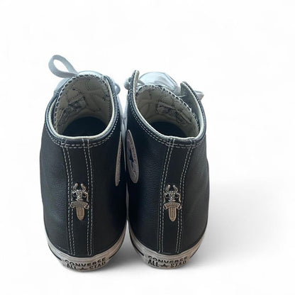 Chrome Hearts Leather Converse | EU 46.5 / UK 11.5 / US 12.5, Silver