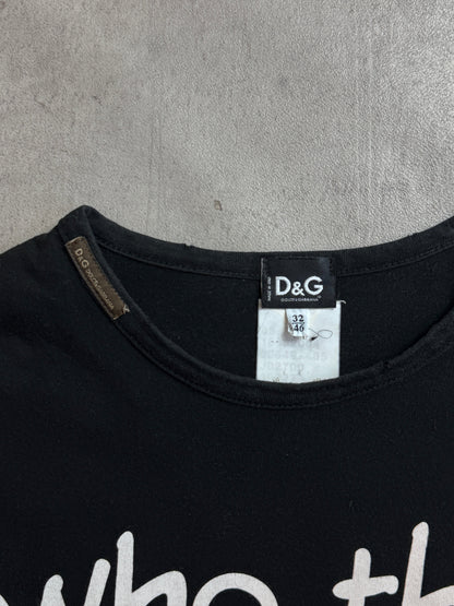 D&G "Who The F*CK Is D&G" Graphic Tee