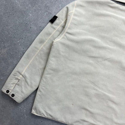 Stone Island Cream Canvas Lined Jacket AW03 | XX-Large, Multicoloured