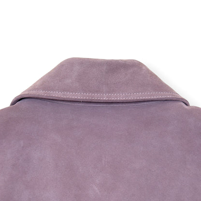 DIOR SUEDE CALFSKIN OVERSHIRT JACKET MAUVE 50 / L | Large, Mauve