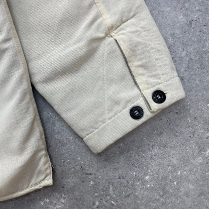 Stone Island Cream Canvas Lined Jacket AW03 | XX-Large, Multicoloured