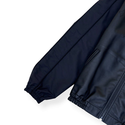LOUIS VUITTON LEATHER MIX BLOUSON JACKET BLACK 54 / XL | XL, Black